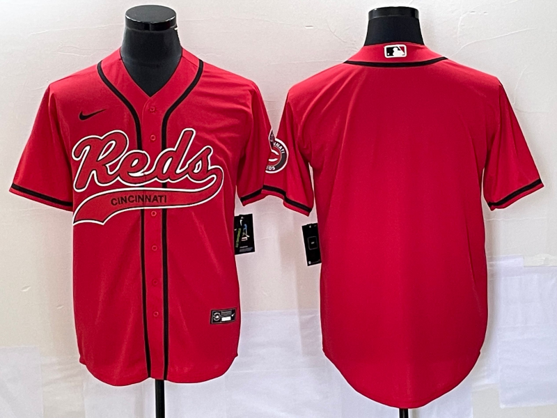 Men’s Cincinnati Reds Red Blank Jersey Joint Edition