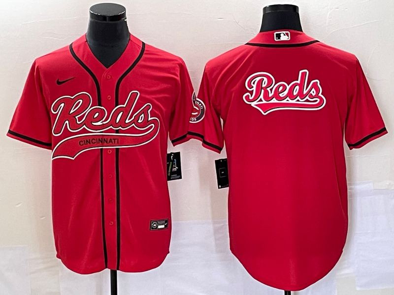Men’s Cincinnati Reds Red Team Jersey Joint Edition