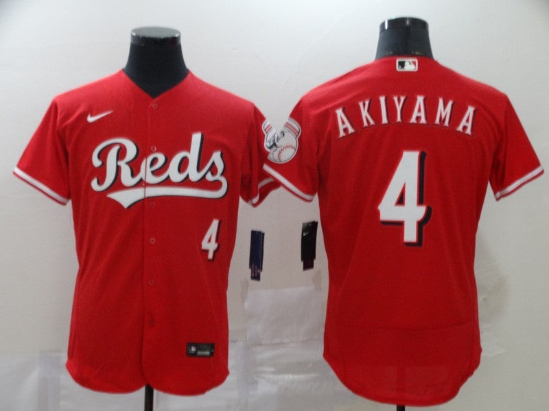 Men’s Cincinnati Reds Shogo Akiyama #4 Red Baseball Jersey