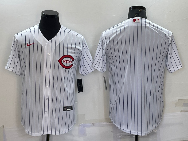 Men’s Cincinnati Reds White 2022 MLB at Field of Dreams Authentic Blank Jersey