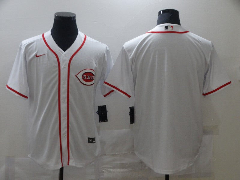 Men’s Cincinnati Reds White Home Blank Jersey