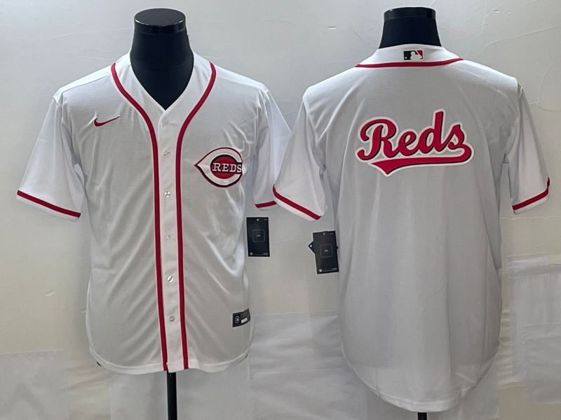Men’s Cincinnati Reds White Home Jersey