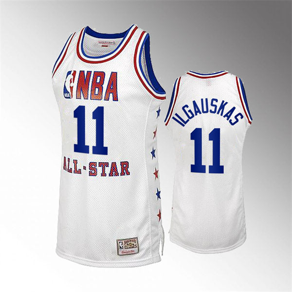 Men’s Cleveland Cavaliers #11 Zydrunas Ilgauskas White 2003 NBA All Star Jersey
