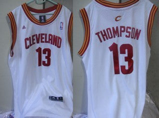 Men’s Cleveland Cavaliers #13 Tristan Thompson White Swingman Jersey
