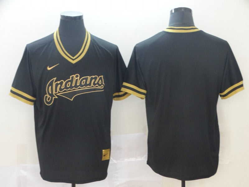 Men’s Cleveland Guardians Black Blank Jersey