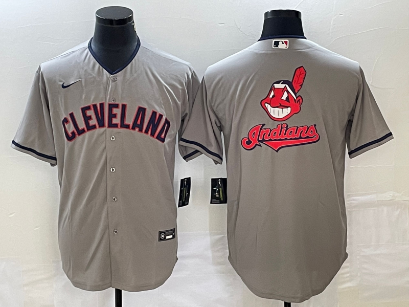 Men’s Cleveland Guardians Gray Road Authentic Team Jersey