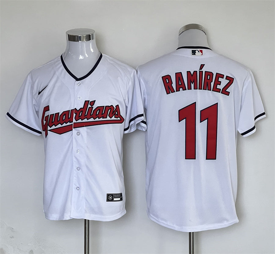 Men's Cleveland Guardians José Ramírez Nike White Jers
