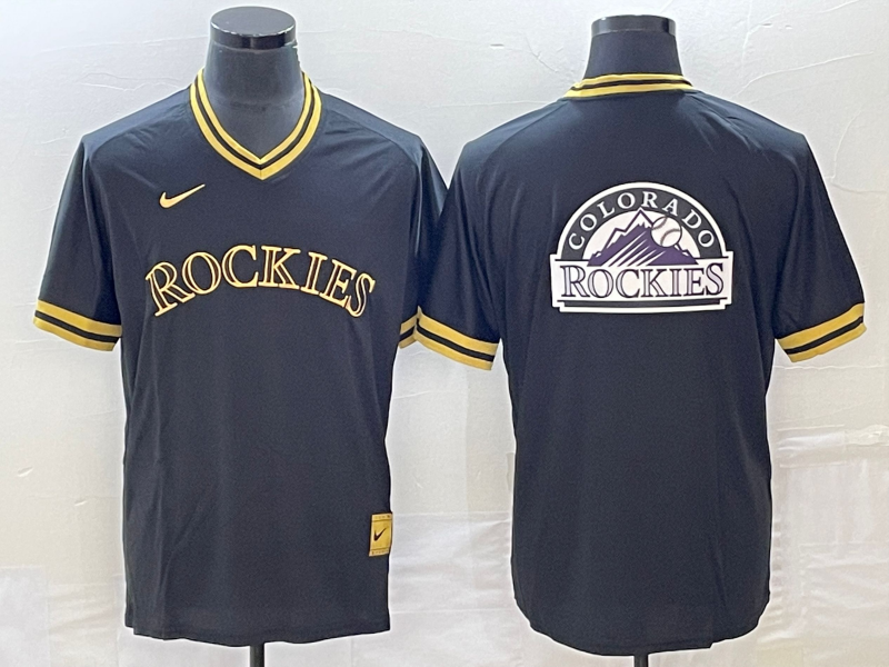 Men’s Colorado Rockies Black Team Jersey