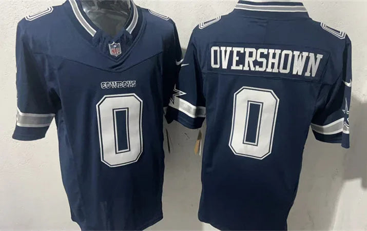Mens Dallas Cowboys #0 DeMarvion Overshown Nike Navy Vapor F.U.S.E. Limited Jersey