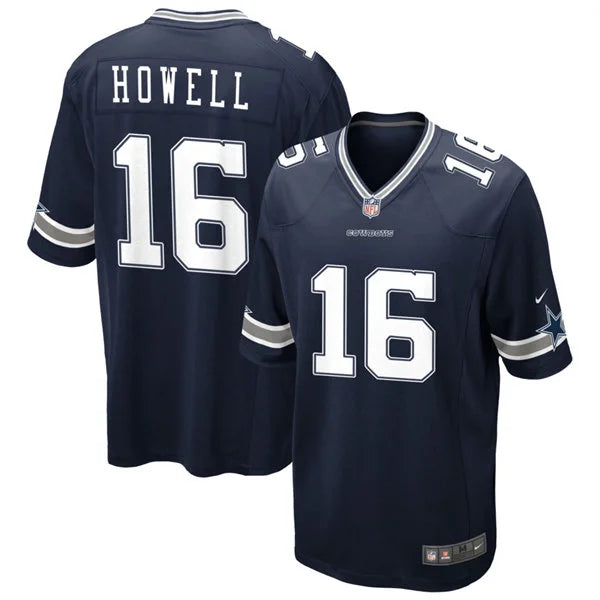 Mens Dallas Cowboys #16 Sam Howell Nike Navy Vapor F.U.S.E. Limited Jersey