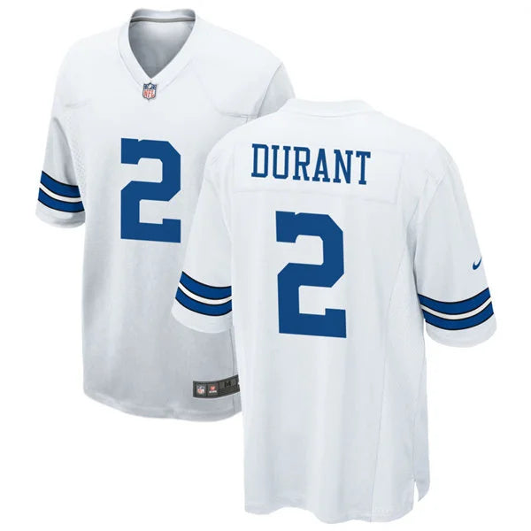 Mens Dallas Cowboys #2 Cobie Durant Nike White Vapor F.U.S.E. Limited Jersey