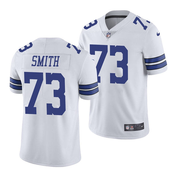 Men’s Dallas Cowboys #73 Tyler Smith Nike White Vapor Limited Player Jersey