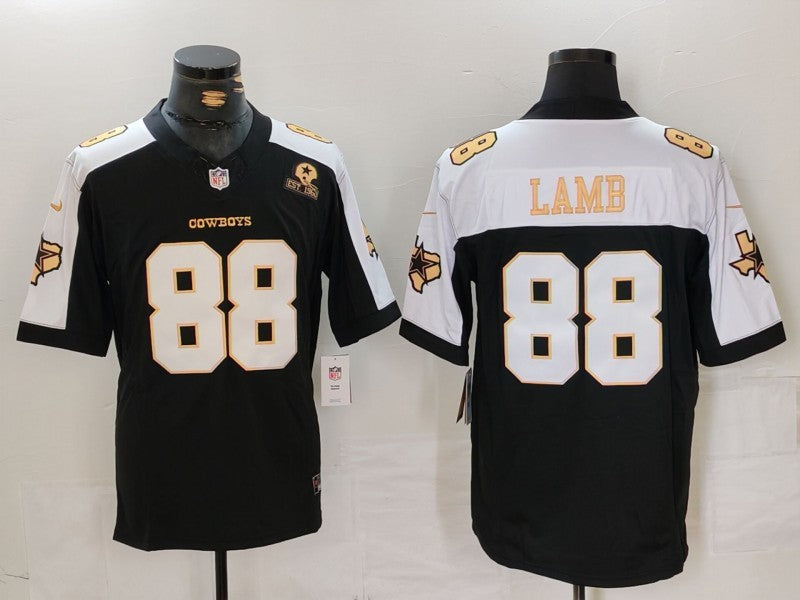 Men’s Dallas Cowboys CeeDee Lamb #88 Black Alternate Team Jersey