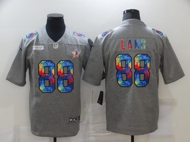 Men’s Dallas Cowboys CeeDee Lamb #88 Gray Jersey