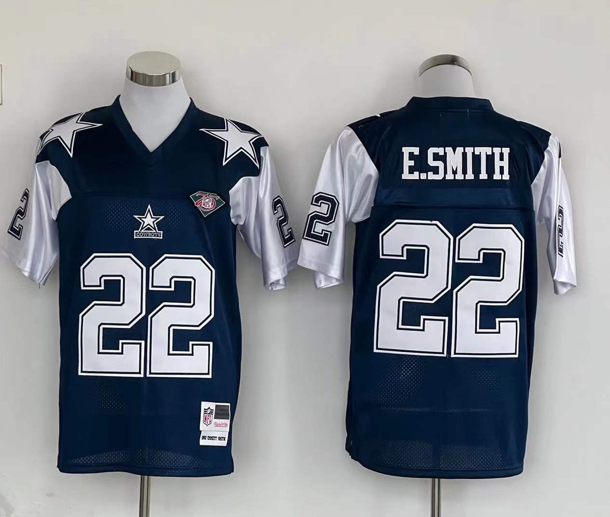 Men’s Dallas Cowboys Emmitt Smith Mitchell & Ness Navy Legacy Jersey