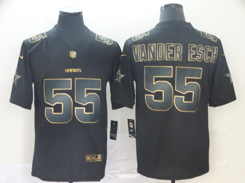 Men’s Dallas Cowboys Leighton Vander Esch #55 Black Jersey