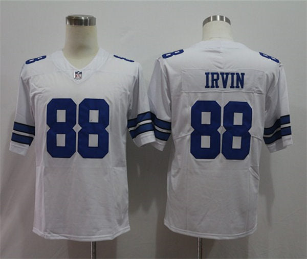 Men’s Dallas Cowboys Retired Player #88 Michael Irvin Nike White Vapor Untouchable Limited Jersey