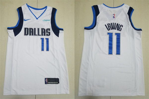 Men’s Dallas Mavericks #11 Kyrie Irving Nike 2022-23 White Association Edition Jersey