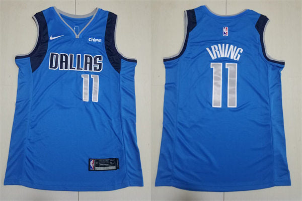 Men’s Dallas Mavericks #11 Kyrie Irving Nike Blue Icon Edition Jersey