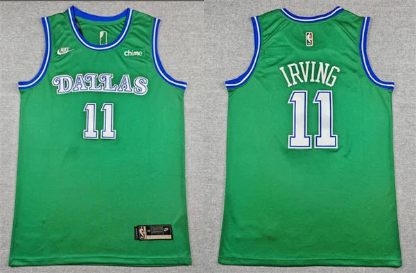 Men’s Dallas Mavericks #11 Kyrie Irving Nike Green Classic Edition Jersey
