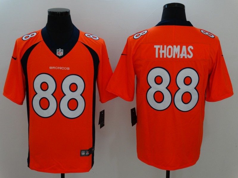 Men’s Denver Broncos Demaryius Thomas #88 Orange Jersey