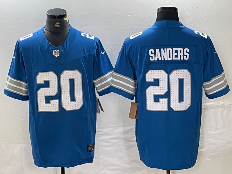 Men’s Detroit Lions Barry Sanders #20 Blue Vapor F.U.S.E. Limited Jersey