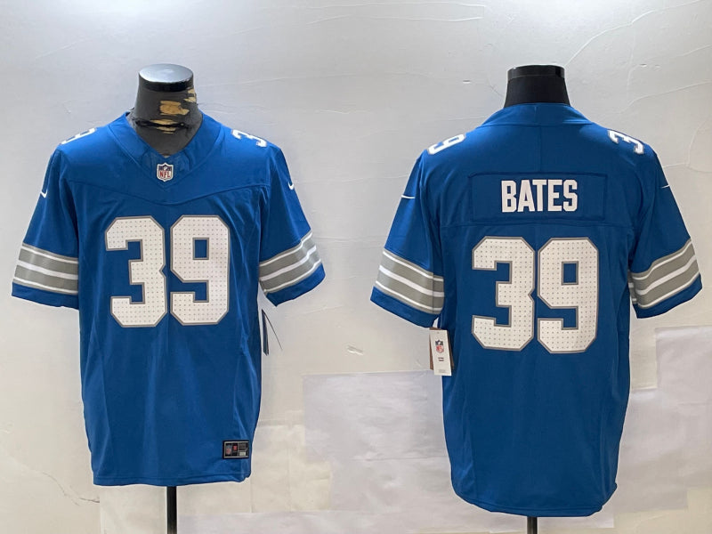 Men’s Detroit Lions Jake Bates #39 Blue Team Jersey
