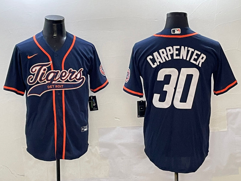 Men’s Detroit Tigers Kerry Carpenter #30 Navy Jersey