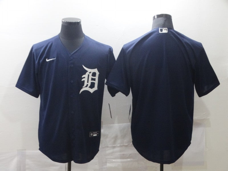Men’s Detroit Tigers Navy Alternate Blank Jersey