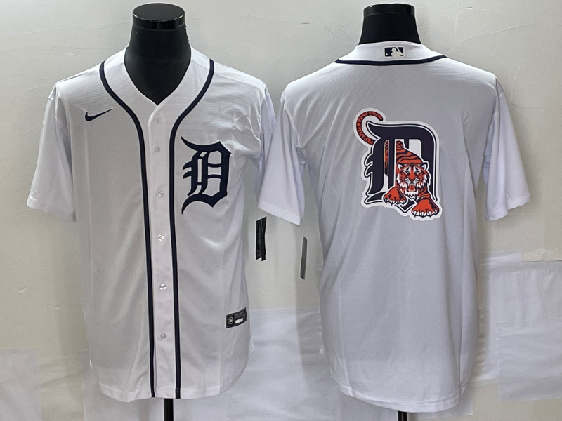 Men’s Detroit Tigers White Home Team Jersey