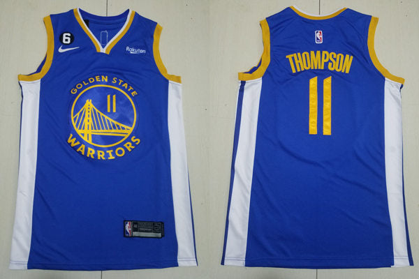 Men’s Golden State Warriors #11 Klay Thompson 2022-23 Royal Icon Edition Jersey