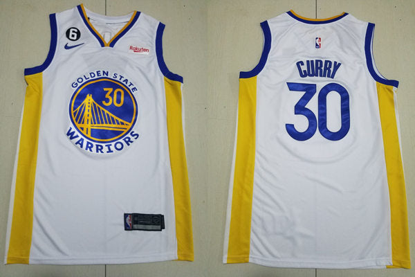 Men’s Golden State Warriors #30 Stephen Curry Diamond Nike White Association Edition Swingman Jersey