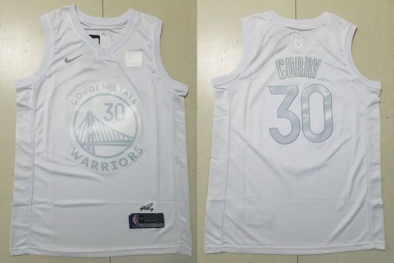 Men’s Golden State Warriors #30 Stephen Curry White MVP Swingman Jersey