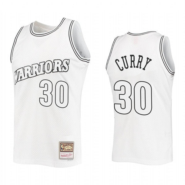 Mens Golden State Warriors #30 Stephen Curry White Outdated Classic Limited Jersey