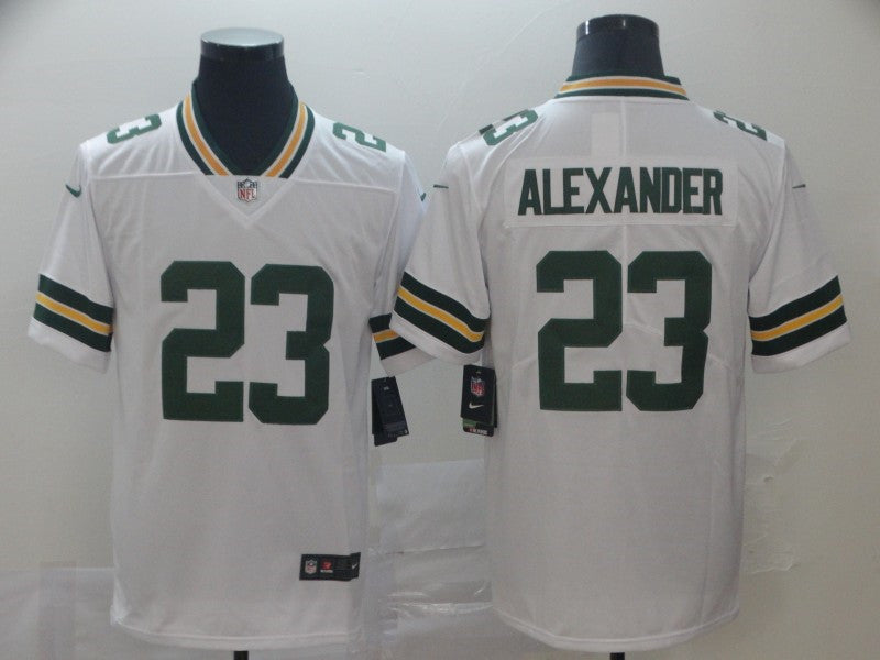 Men’s Green Bay Packers #23 Jaire Alexander Nike White Vapor Untouchable Limited Jersey