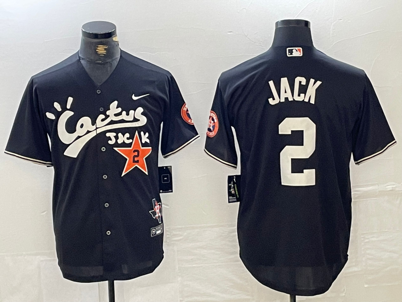 Men’s Houston Astros Alex Bregman #2 Black Limited Jersey Joint Edition