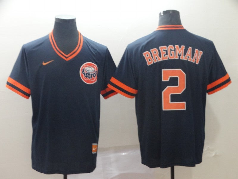 Men’s Houston Astros Alex Bregman #2 Navy Jersey