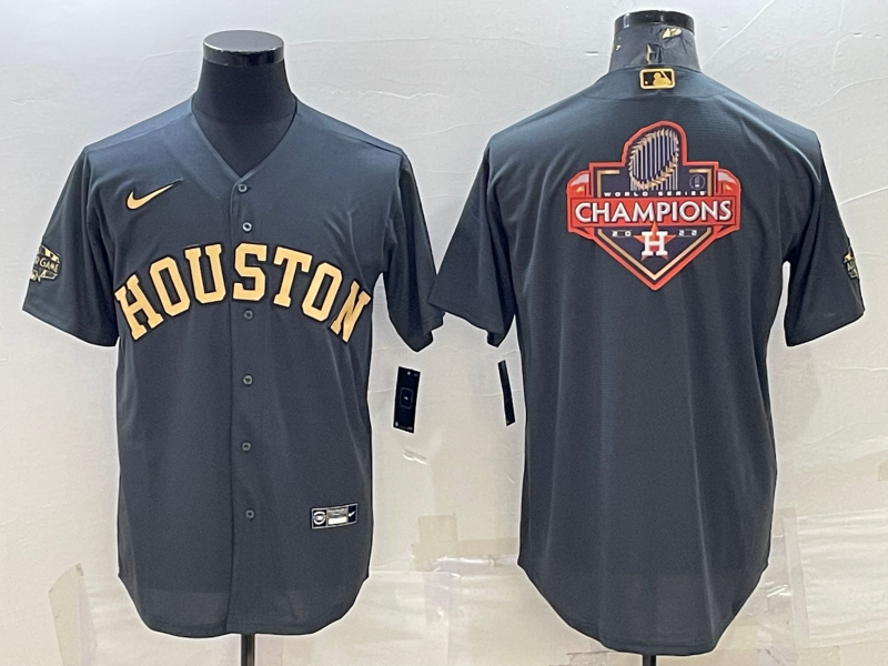 Men’s Houston Astros Dark Gray Jersey