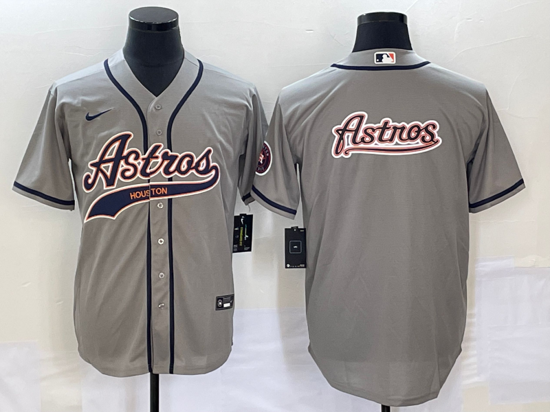 Men’s Houston Astros Gray Team Jersey Joint Edition