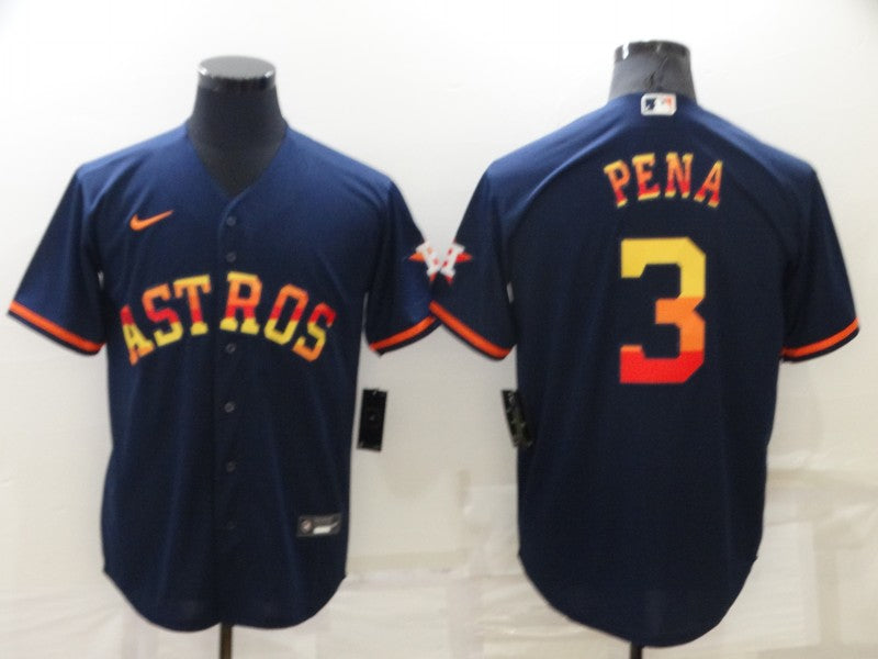 Men’s Houston Astros Jeremy Pena #3 Navy Jersey