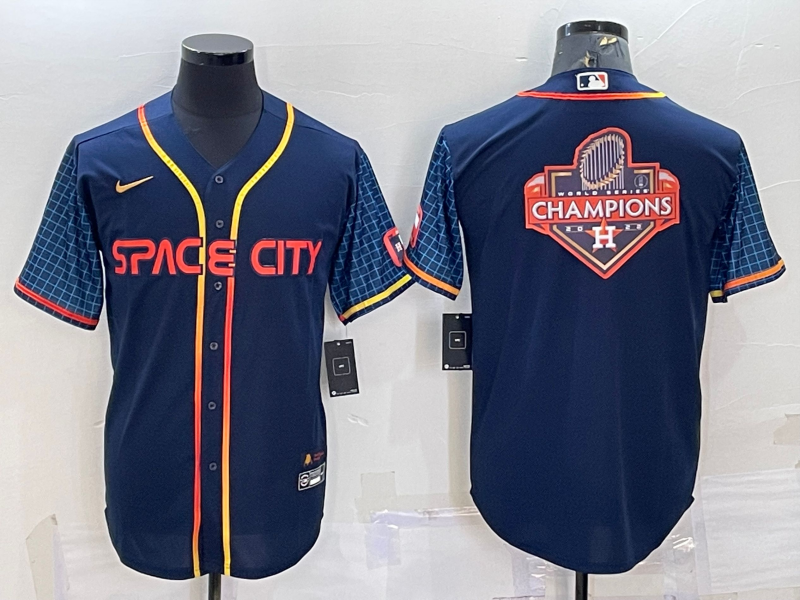 Men’s Houston Astros Navy 2022 City Connect Jersey