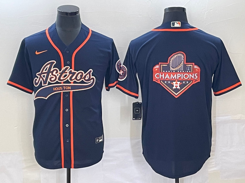Men’s Houston Astros Navy Jersey Joint Edition