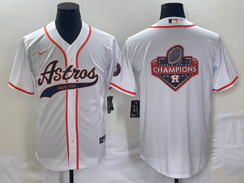 Men’s Houston Astros White Jersey Joint Edition