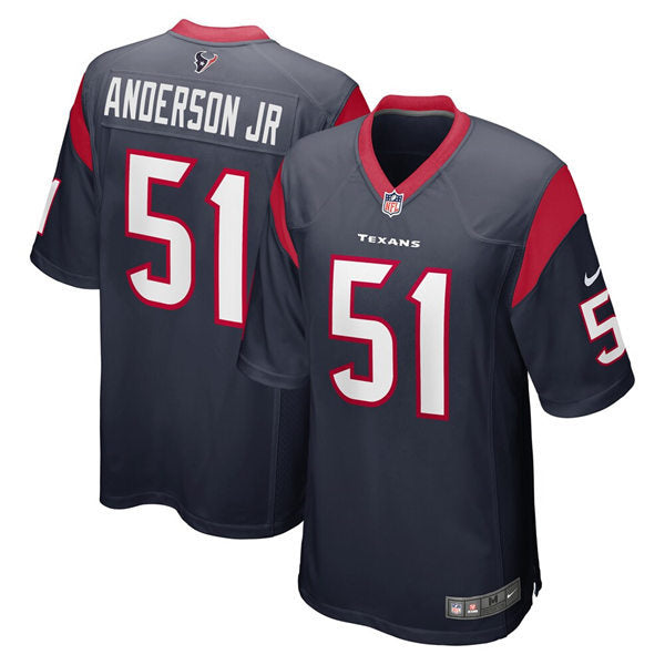Men’s Houston Texans #51 Will Anderson Jr. Nike Navy Vapor Limited Player Jersey