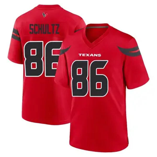 Men’s Houston Texans #86 Dalton Schultz Nike Red Alternate F.U.S.E. Limited Player Jersey