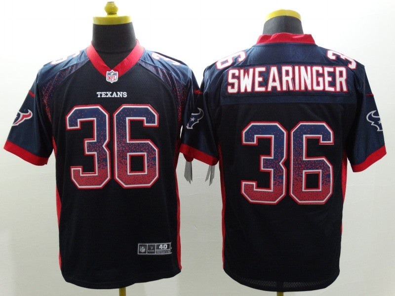 Men’s Houston Texans D. J. Swearinger #36 Navy Jersey