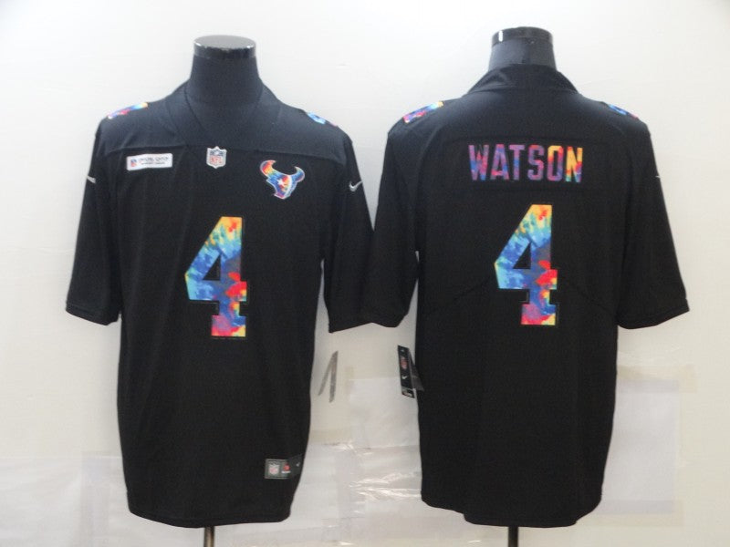 Men’s Houston Texans Deshaun Watson #4 Black Jersey
