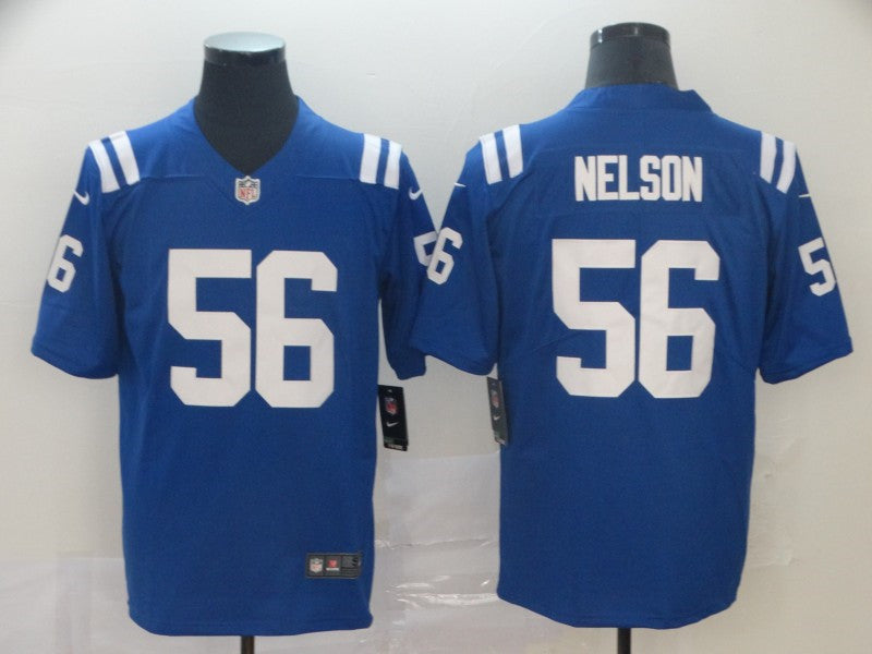 Men’s Indianapolis Colts #56 Quenton Nelson Nike Royal NFL Vapor Limited Jersey