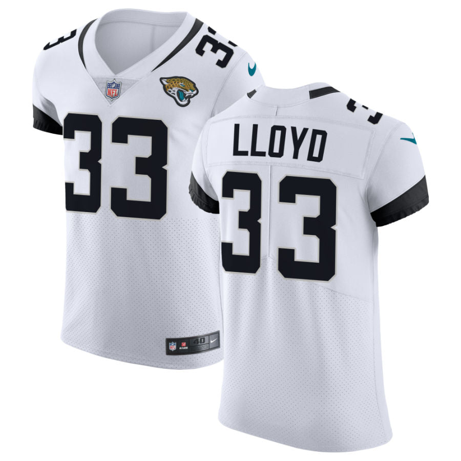 Men’s Jacksonville Jaguars #33 Devin Lloyd Nike White Vapor Untouchable Limited Jersey