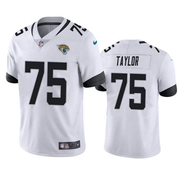 Mens Jacksonville Jaguars #75 Jawaan Taylor Nike White Vapor Untouchable Limited Jersey